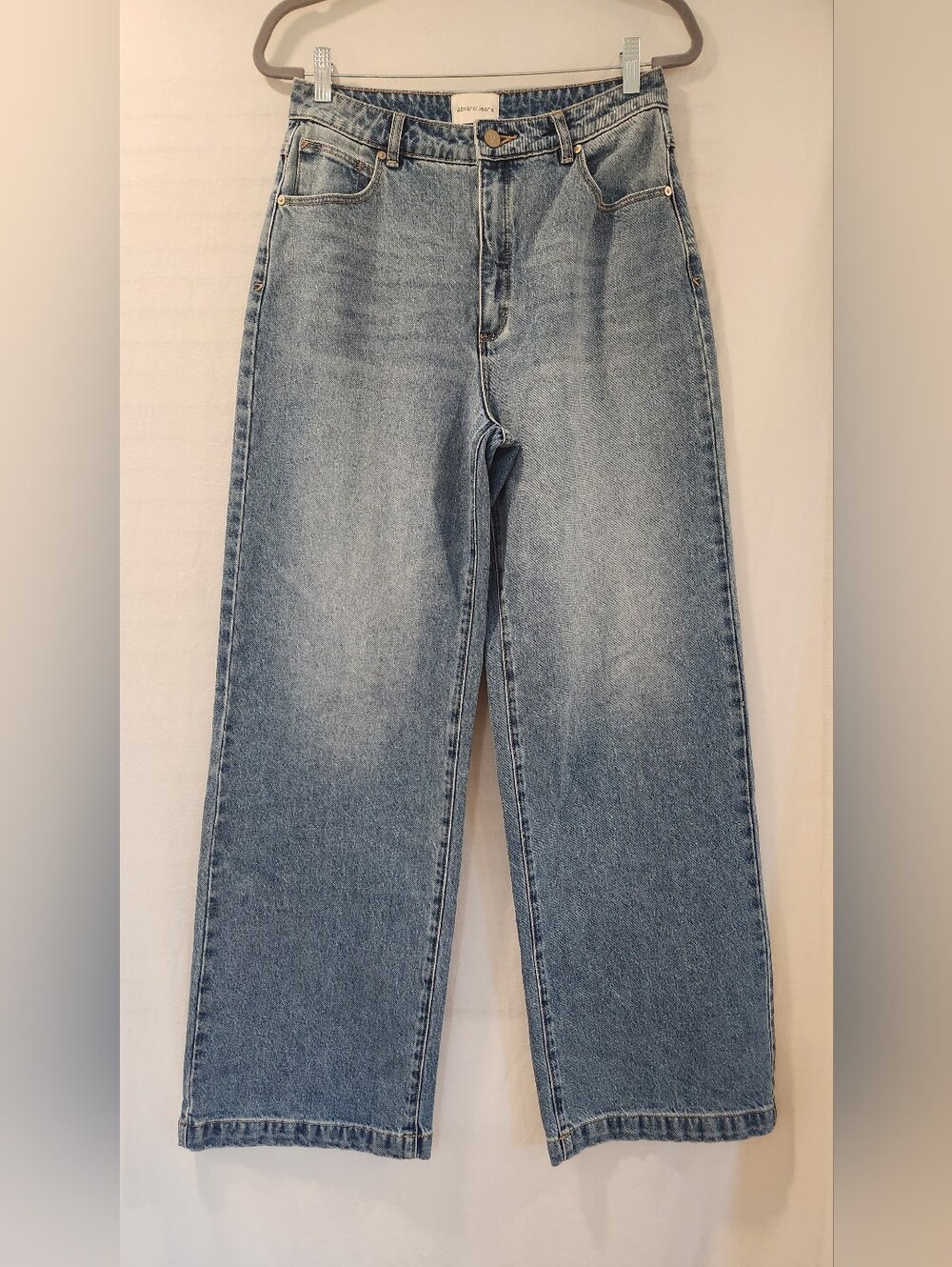 Abrand High Rise Wide Leg Jeans Size 29